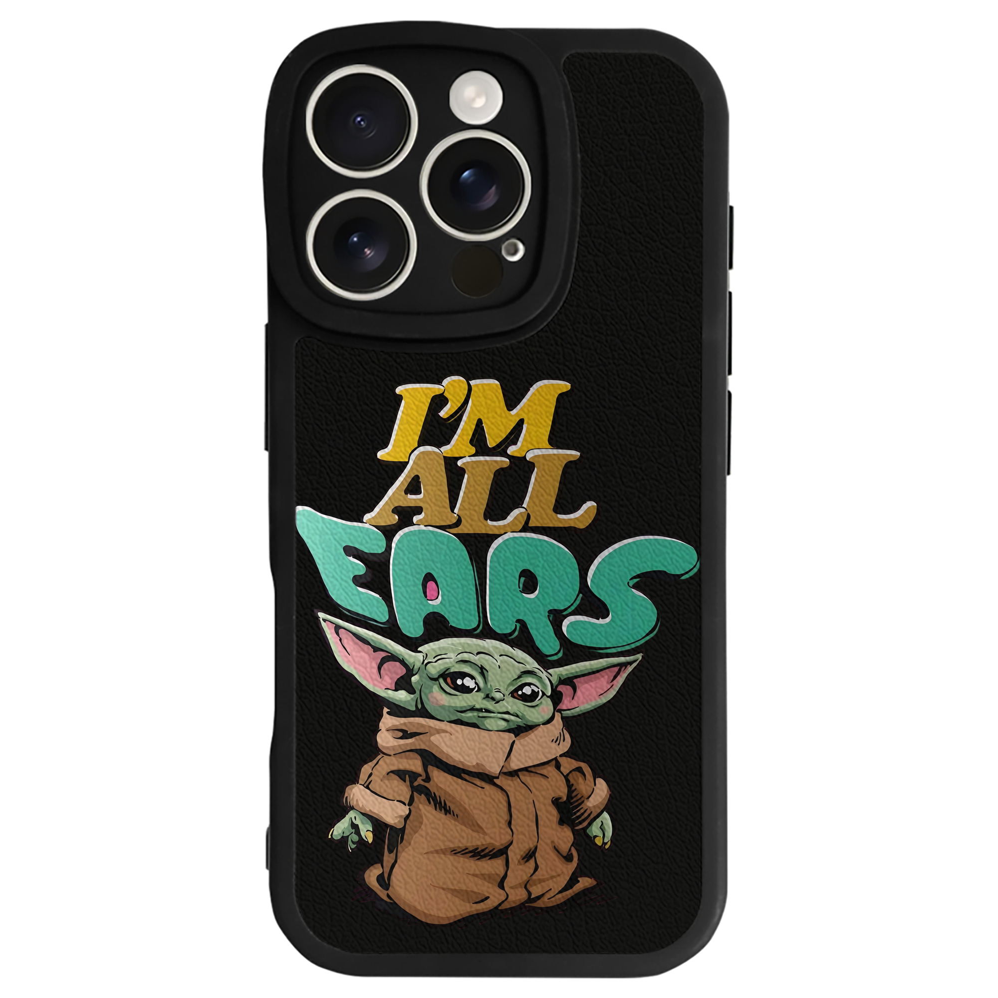 （画像用） スター・ウォーズ Star Wars 【iPhone 16シリーズ対応】シリコンスマホケース（レザー調） 材質：シリコン